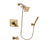 Delta Vero Champagne Bronze Tub and Shower Faucet System w/ Hand Spray DSP3883V