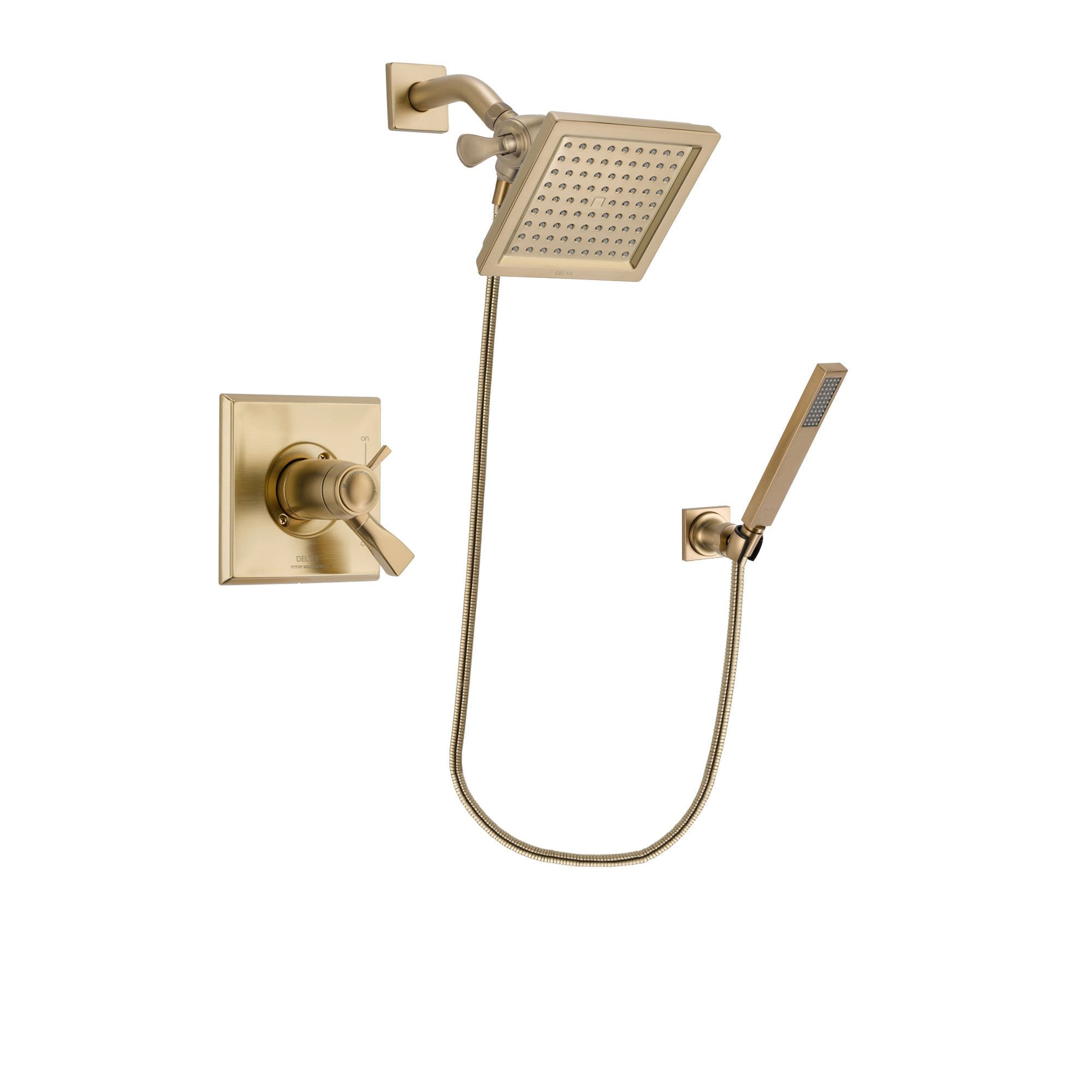 Delta Dryden Champagne Bronze Shower Faucet System with Hand Shower DSP3886V