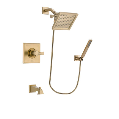 Delta Dryden Champagne Bronze Tub and Shower System with Hand Shower DSP3889V