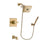 Delta Dryden Champagne Bronze Tub and Shower System with Hand Shower DSP3901V