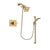 Delta Vero Champagne Bronze Shower Faucet System with Hand Shower DSP3916V