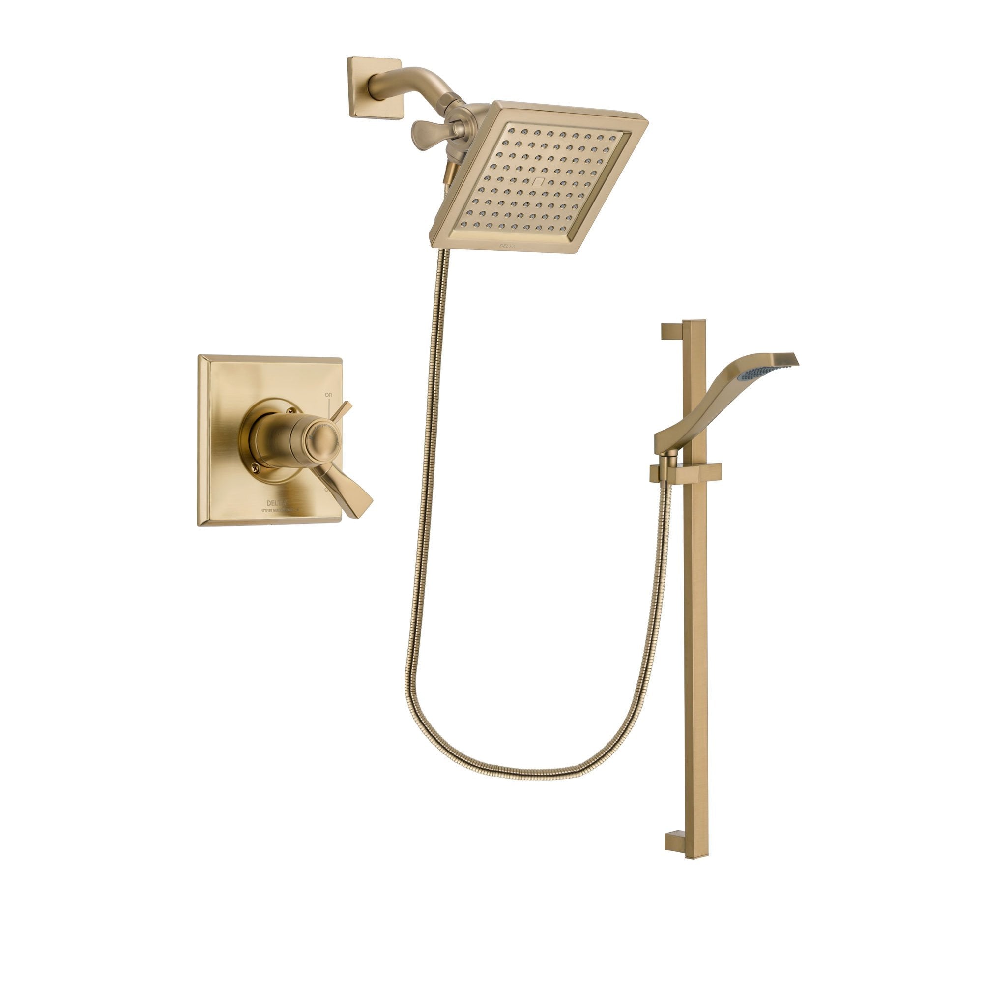 Delta Dryden Champagne Bronze Shower Faucet System with Hand Shower DSP3922V
