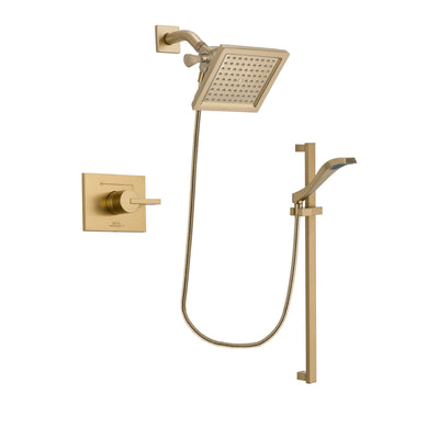 Delta Vero Champagne Bronze Shower Faucet System with Hand Shower DSP3928V