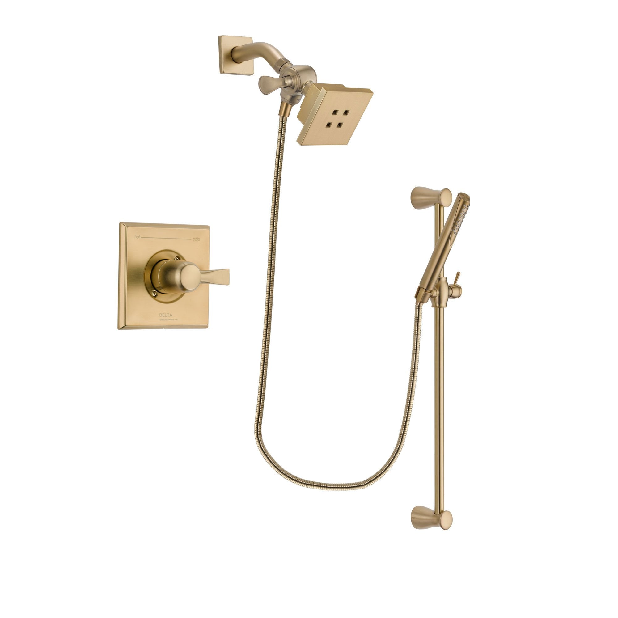 Delta Dryden Champagne Bronze Shower Faucet System with Hand Shower DSP3950V