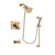 Delta Vero Champagne Bronze Tub and Shower Faucet System w/ Hand Spray DSP3955V