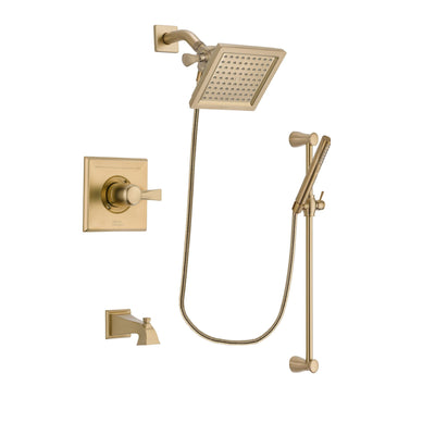 Delta Dryden Champagne Bronze Tub and Shower System with Hand Shower DSP3961V