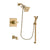 Delta Dryden Champagne Bronze Tub and Shower System with Hand Shower DSP3985V