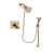 Delta Vero Champagne Bronze Shower Faucet System with Hand Shower DSP3992V