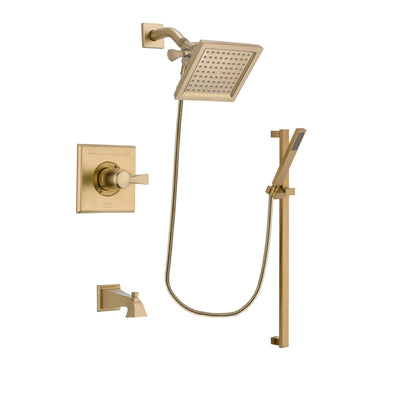 Delta Dryden Champagne Bronze Tub and Shower System with Hand Shower DSP3997V