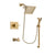 Delta Vero Champagne Bronze Tub and Shower Faucet System w/ Hand Spray DSP3999V