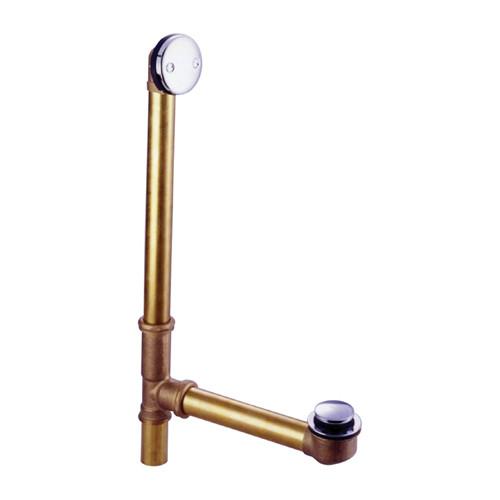 Kingston Chrome 18" Tub Waste & Overflow with Tip Toe Drain DTT2181