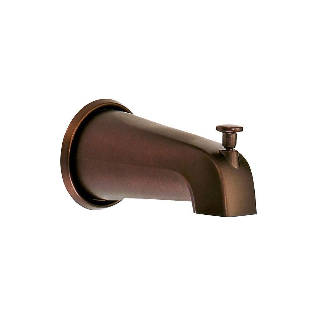 Danze 5-1/2 inch Wall Mount Tub Spout with Diverter in Oil Rubbed Bronze 488960