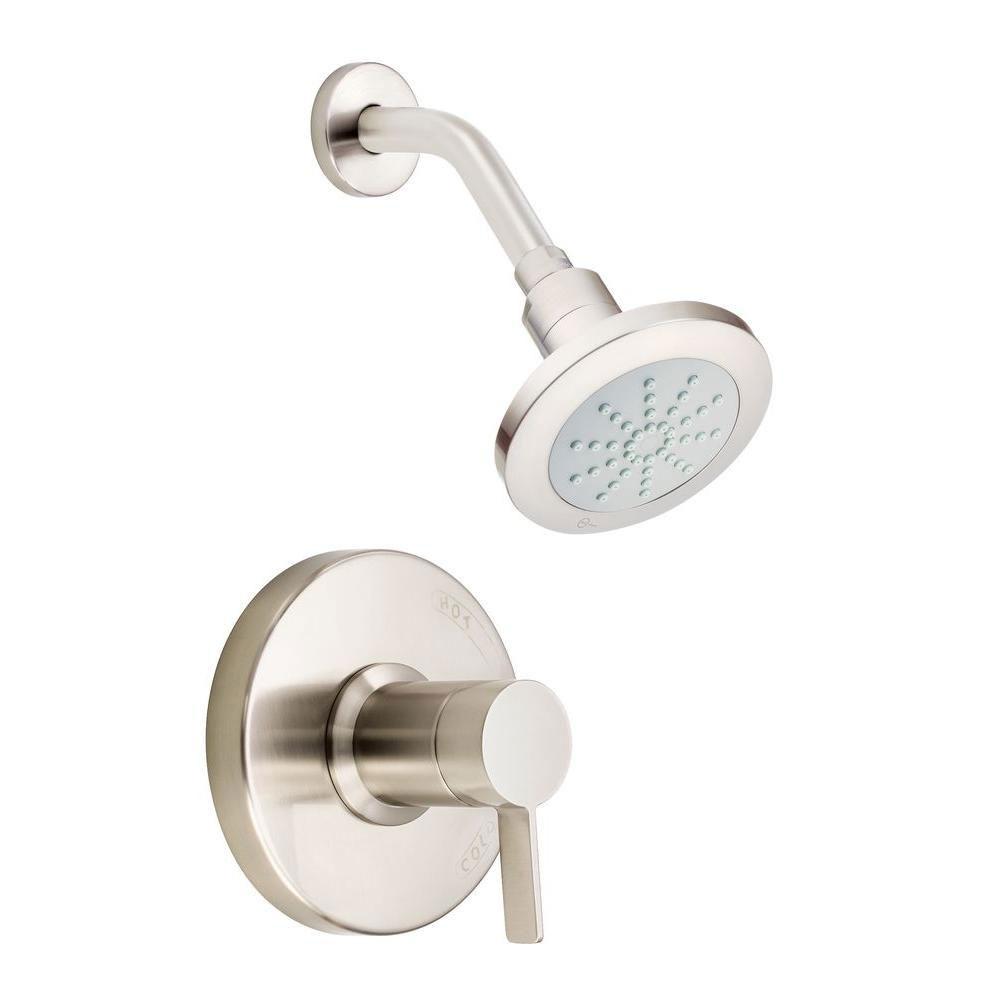 Danze Amalfi 1-Handle Shower Only Faucet in Brushed Nickel Trim Only 551350
