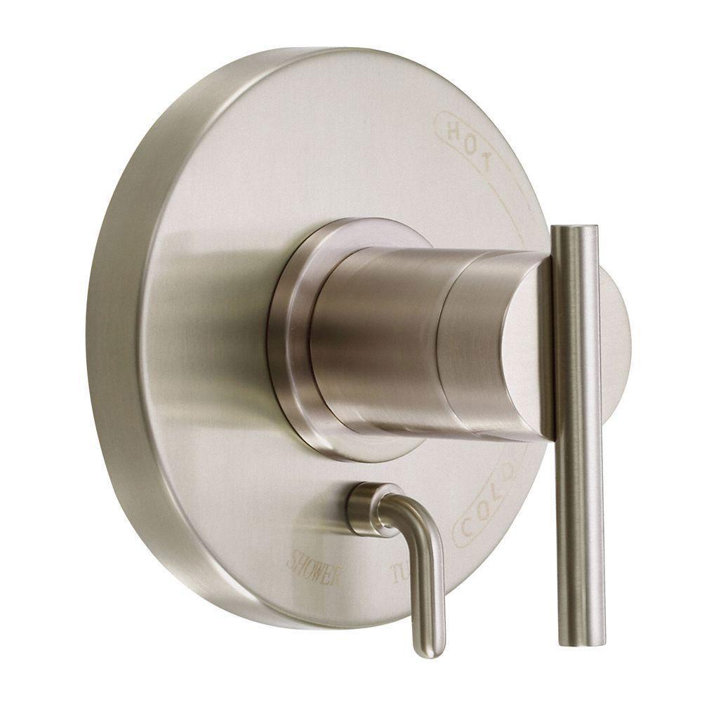 Danze Parma Single Trim Kit For Valve Only with Diverter in Brushed Nickel (Valve Sold Separately) 551475