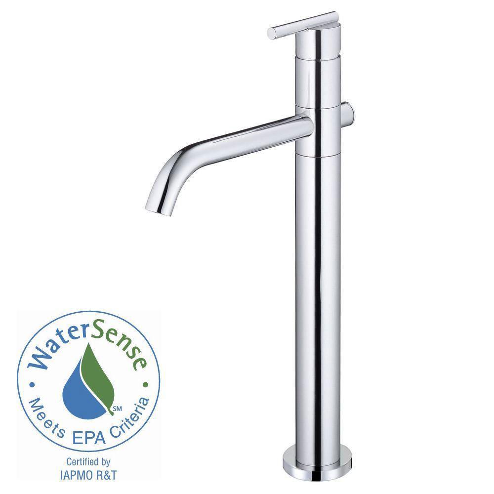 Danze Parma Single Hole Single Handle Mid Arc Bathroom Vessel Faucet I   DZ 553647 202982371 