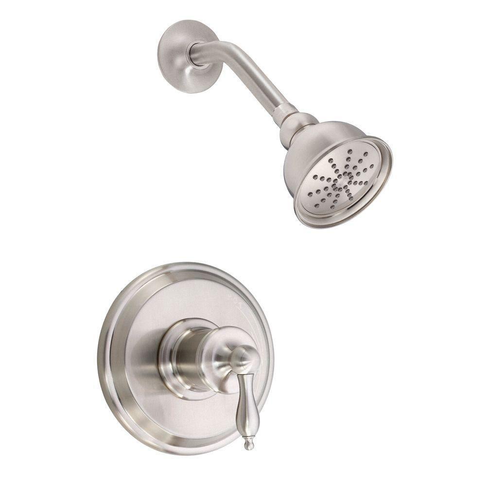 Danze Prince 1-Handle Shower Faucet Trim Only in Brushed Nickel 553683