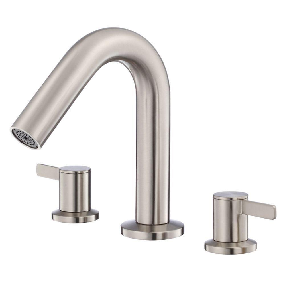 Danze Amalfi 2-Handle Roman Tub Faucet in Brushed Nickel Trim Only 554867