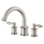 Danze Prince 2-Handle Roman Tub Faucet No Spray Trim Only in Brushed Nickel 554874