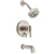 Danze Parma 1-Handle Pressure Balance Tub and Shower Faucet Trim Kit in Brushed Nickel (Valve Not Included) 634471