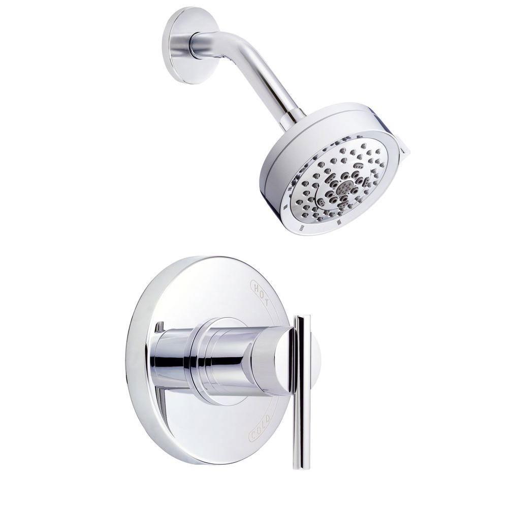 Danze Parma 1-Handle Pressure Balance Shower Faucet Trim Kit in Chrome (Valve Not Included) 634474