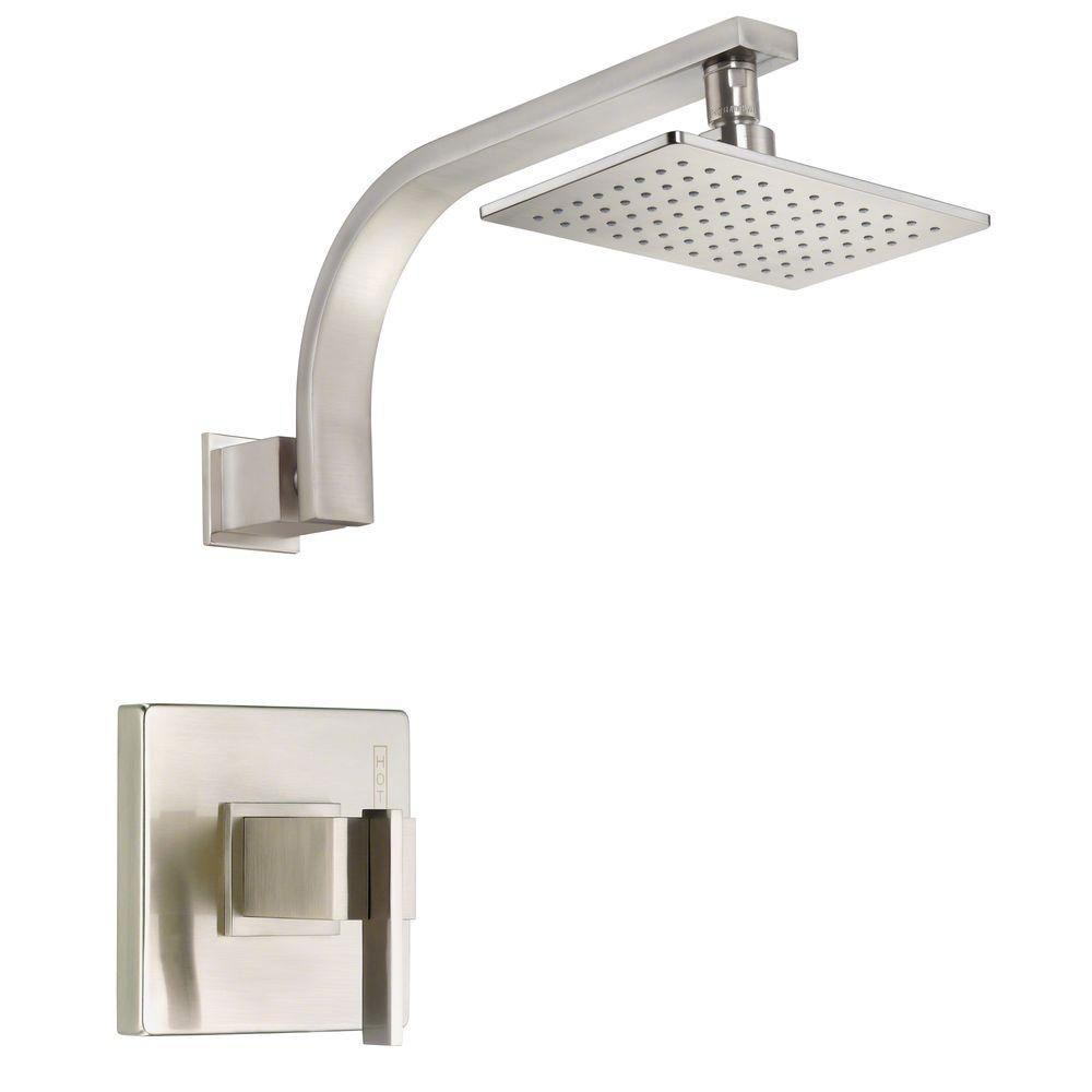 Danze Sirius 1-Handle Pressure Balance Shower Faucet Trim Kit in Brushed Nickel (Valve Not Included) 634487