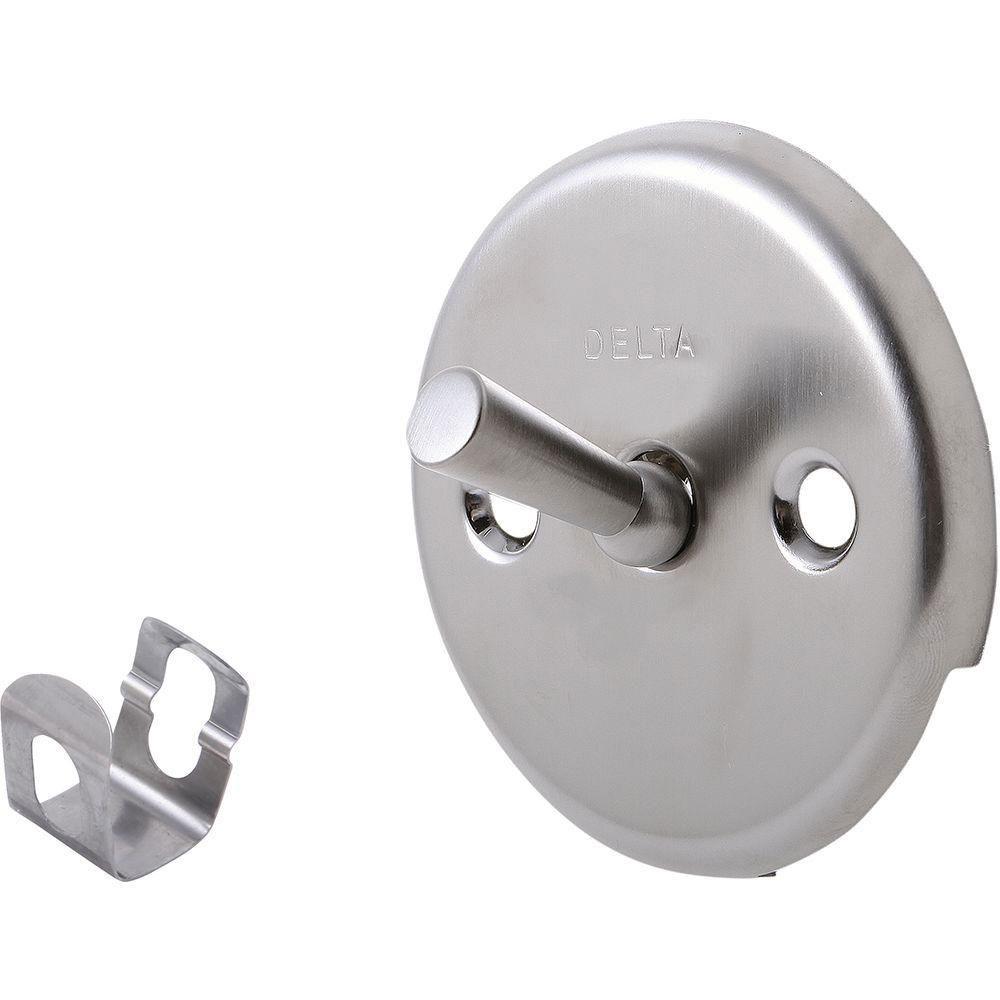 Delta Classic Overflow Plate Assembly in Stainless 472348