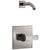 Delta Ara 1-Handle Shower Faucet Trim Kit in Stainless Steel Finish with Less Showerhead Includes Rough-in Valve with Stops D2563V