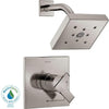Delta Ara 1-Handle H2Okinetic Shower Faucet Trim Kit in Stainless Steel Finish (Valve Not Included) 682974