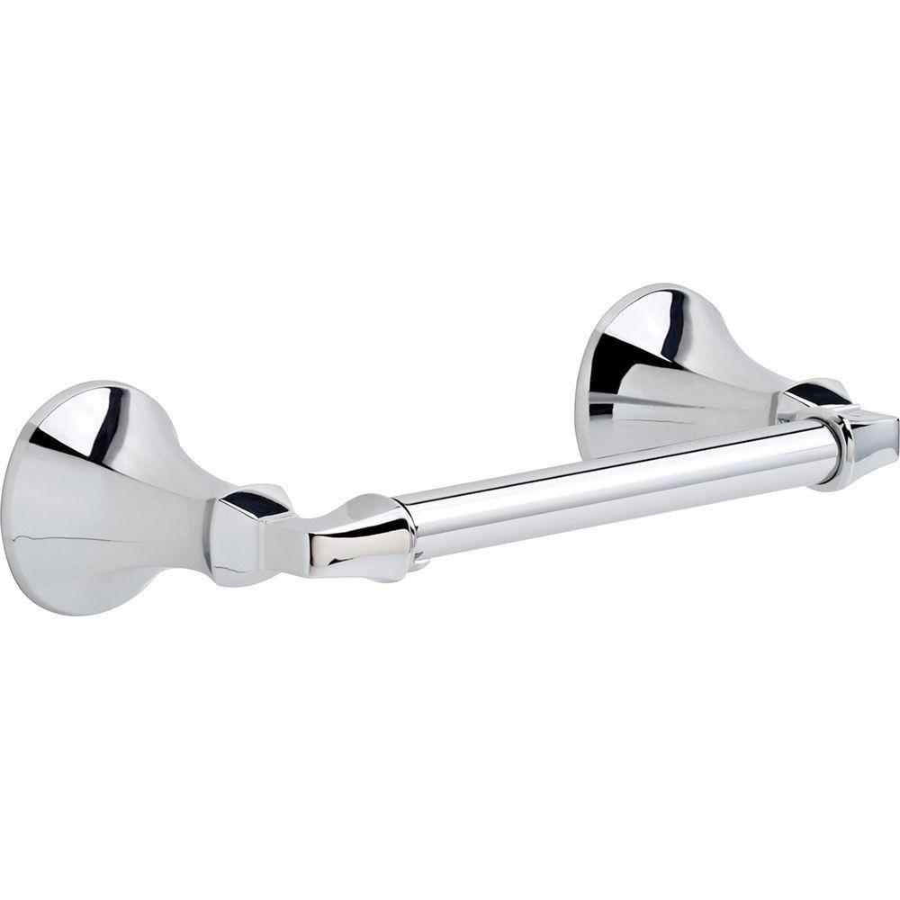 Delta Recessed Toilet Paper Holder with Roller in Chrome 572868