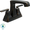 Delta Ashlyn 4 inch Centerset 2-Handle High-Arc Bathroom Faucet in Venetian Bronze 685345
