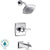 Delta Ashlyn 1-Handle Pressure Balance Tub and Shower Faucet Trim Kit in Chrome (Valve Not Included) 685378