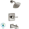 Delta Ashlyn 1-Handle Pressure Balance Tub and Shower Faucet Trim Kit in Stainless Steel Finish (Valve Not Included) 685380