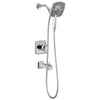Delta Ashlyn In2ition 1-Handle Tub and Shower Faucet Trim Kit in Chrome (Valve Not Included) 685391