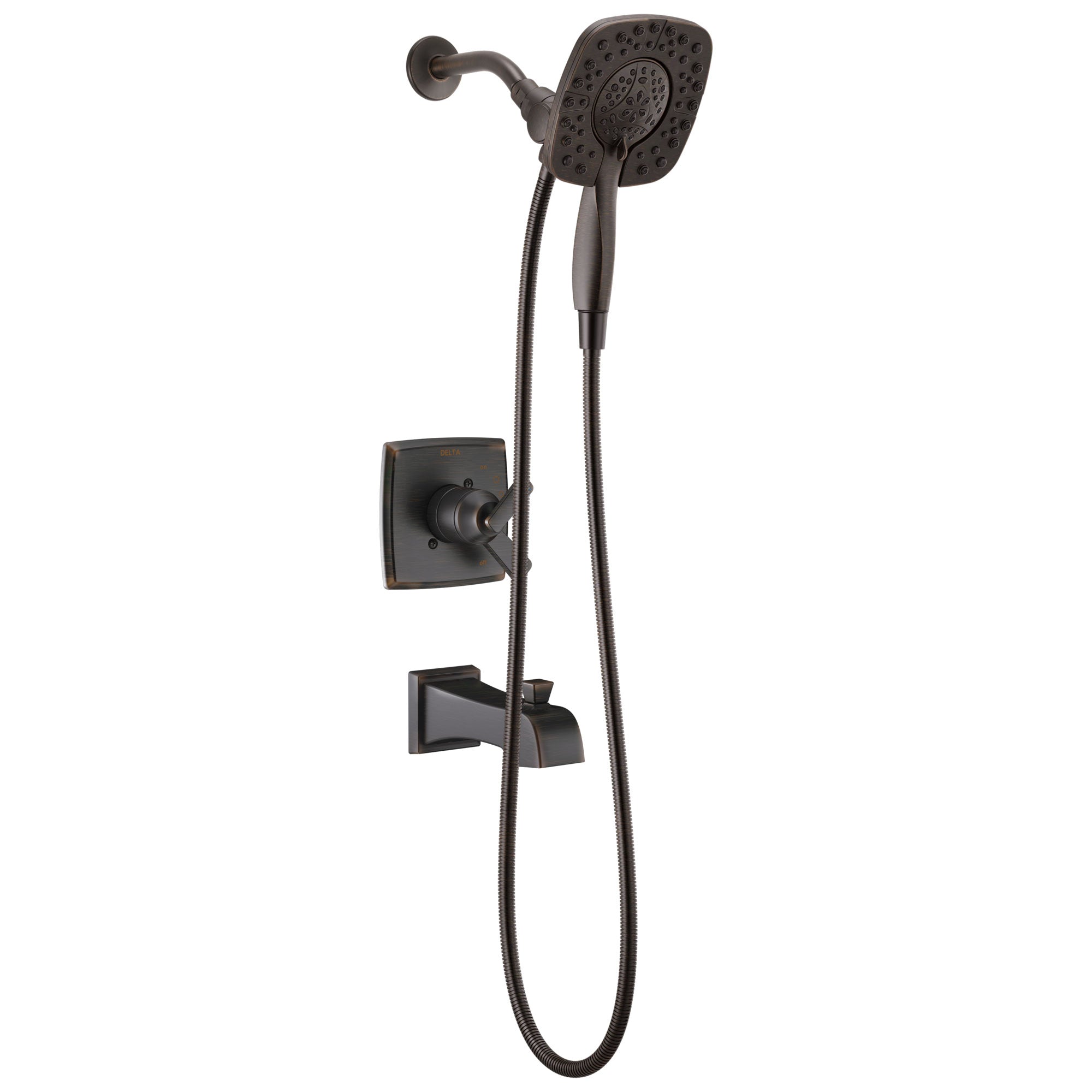 Delta Ashlyn In2ition 1-Handle Tub and Shower Faucet Trim Kit in Venetian Bronze (Valve Not Included) 685393