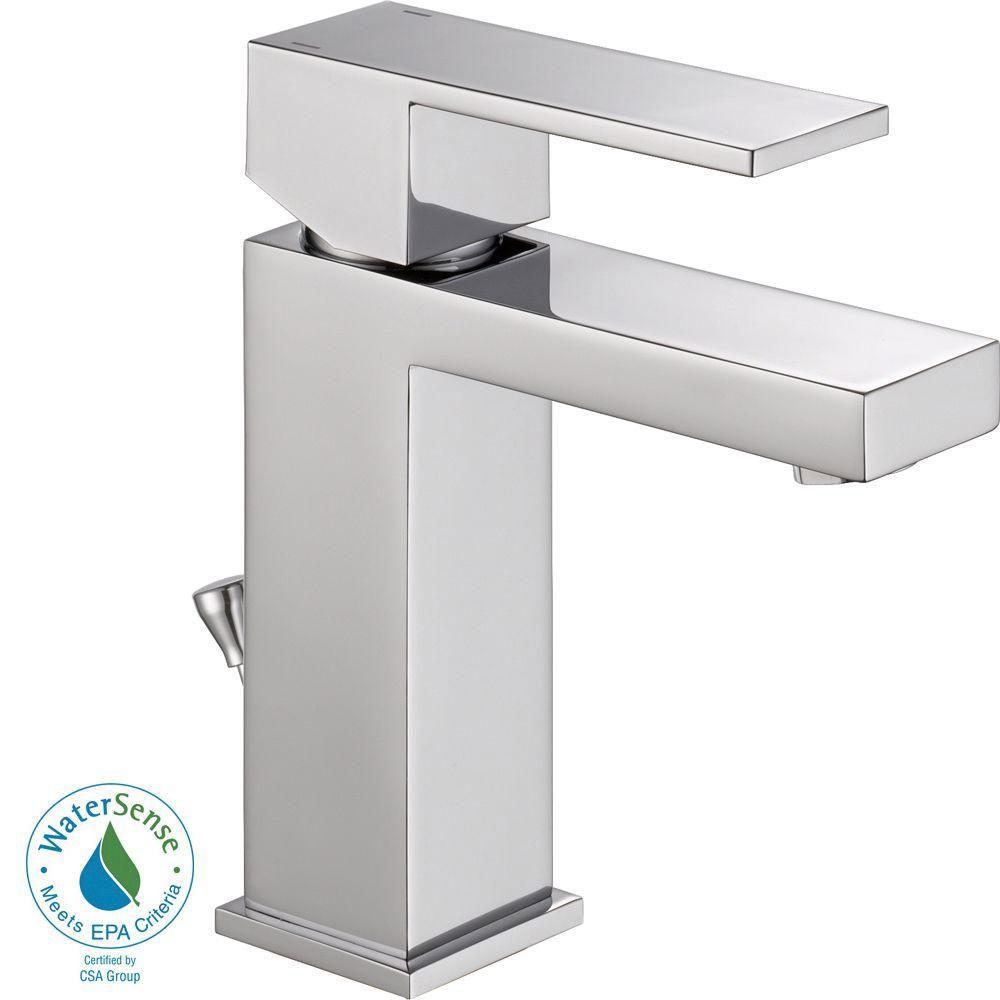 Delta Ara Single Hole 1-Handle Bathroom Faucet in Chrome 702294