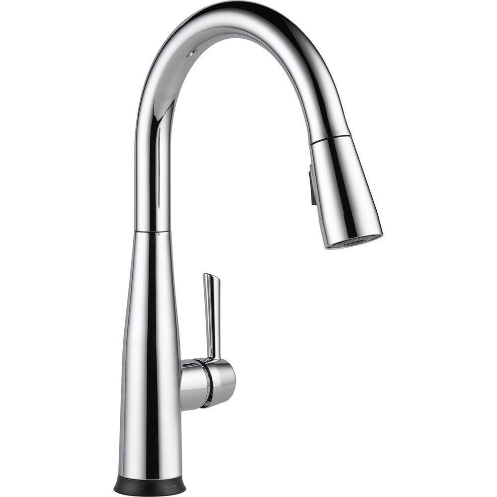 Delta Essa Touch2O Technology Single-Handle Pull-Down Sprayer Kitchen Faucet in Chrome with MagnaTite Docking 718191