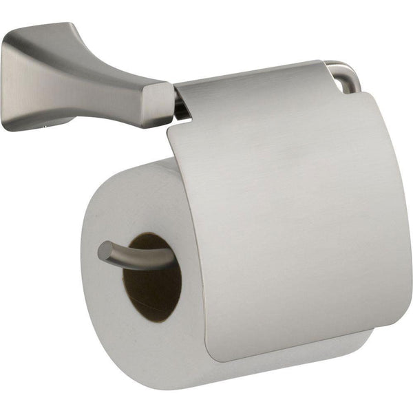 Delta Recessed Toilet Paper Holder with Roller in Chrome 572868