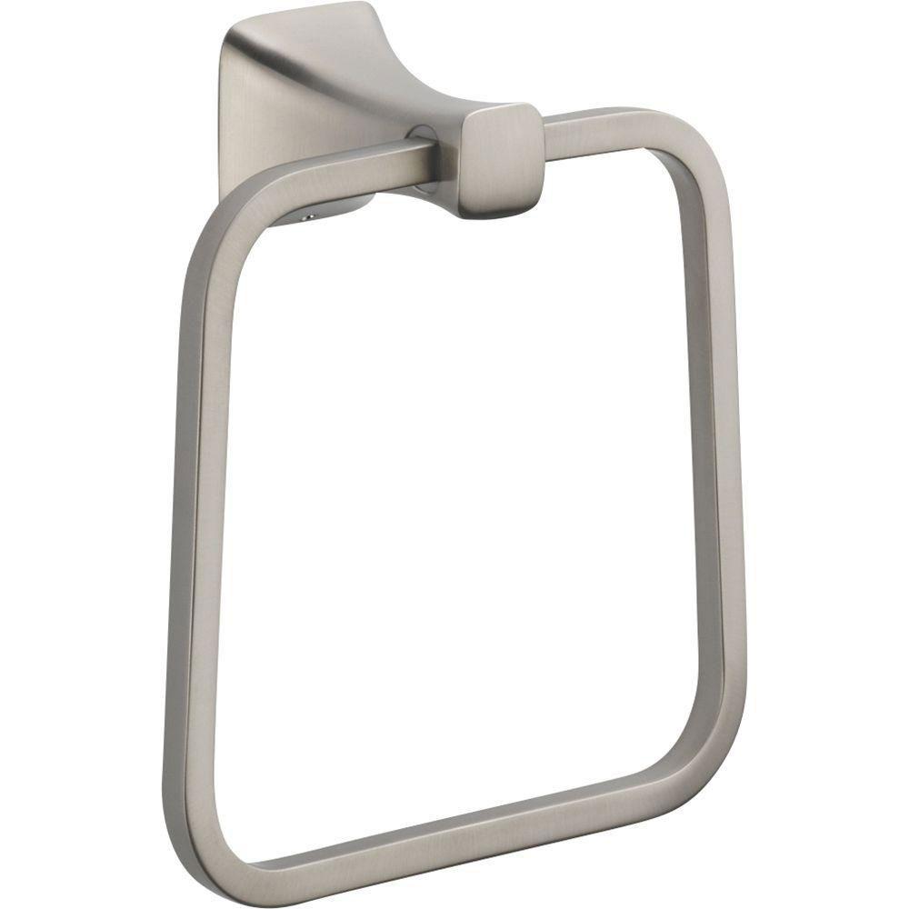 Delta Tesla Closed Towel Ring in Stainless 718258