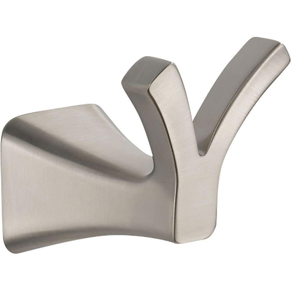 Delta Tesla Double Robe Hook in Stainless 718260