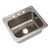 Elkay Celebrity Drop-in Stainless Steel 25x22x10.25 3-Hole Single Bowl Kitchen Sink in Satin 116095