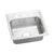 Elkay Pacemaker Top Mount Stainless Steel 19x18x7.25 3-Hole Single Bowl Kitchen Sink 487213