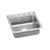 Elkay Pacemaker Top Mount Stainless Steel 22x22x7.25 3-Hole Single Bowl Kitchen Sink 487229
