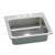 Elkay Gourmet Perfect Drain Top Mount Stainless Steel 21x15x8-1/8 1-Hole Single Bowl Kitchen Sink 541399