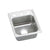Elkay Pacemaker Top Mount Stainless Steel 17x20x7.125 1-Hole Single Bowl Kitchen Sink 709973