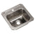 Elkay Celebrity Top Mount Stainless Steel 15x15x6-1/8 1-Hole Single Bowl Kitchen Sink 731728