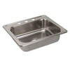 Elkay Celebrity Top Mount Stainless Steel 25 inch 3-Hole Single Bowl Kitchen Sink 786601