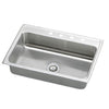 Elkay Pacemaker Top Mount Stainless Steel 31x22x7.25 3-Hole Single Bowl Kitchen Sink 787141