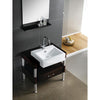 Kingston Concord White China Vessel Bathroom Sink with Overflow Hole EV4034
