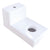 Kingston Castle White China Vessel Bathroom Sink Holder with Faucet Hole EV4100