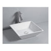 Kingston Parisian White China Vessel Bathroom Sink without Overflow Hole EV4256